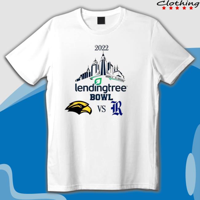 Official Southern Miss Golden Eagles vs Rice Owls Football 2022 Lending Tree Bowl Tee Shirt Official Southern Miss Golden Eagles vs Rice Owls Football 2022 Lending Tree Bowl Tee Shirt