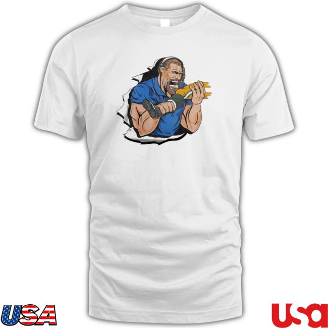 Dan Campbell Biting Kneecaps T-shirt Dan Campbell Biting Kneecaps T-shirt