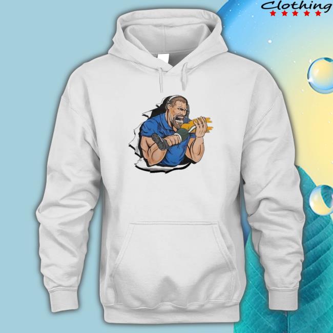 Dan Campbell Biting Kneecaps T-shirt Dan Campbell Biting Kneecaps T-shirt