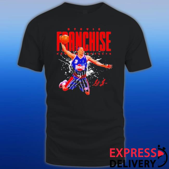 Official Steve Francis Houston Rockets Slam Dunk shirt Official Steve Francis Houston Rockets Slam Dunk shirt
