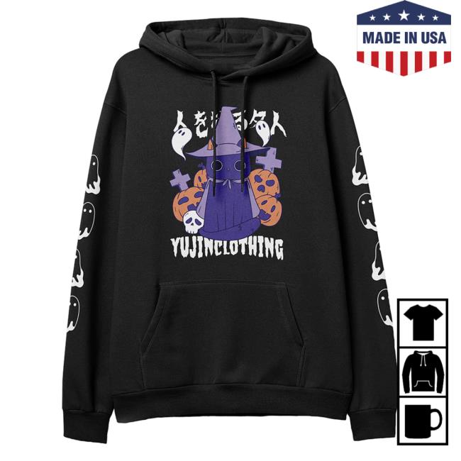 Yujin Clothing Master Manipulator Cat Crew neck Sweatshirt Black
