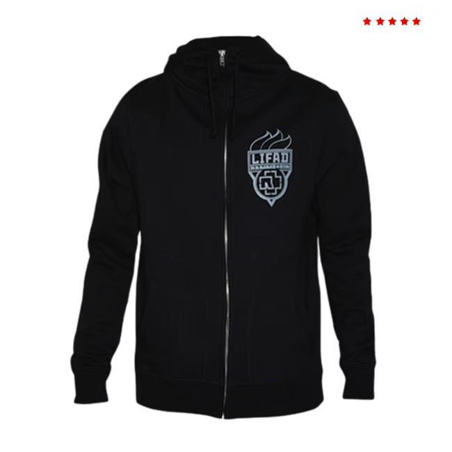 Official Lifad Fackel Rammstein Zip Up Sweaters Official Lifad Fackel Rammstein Zip Up Sweaters