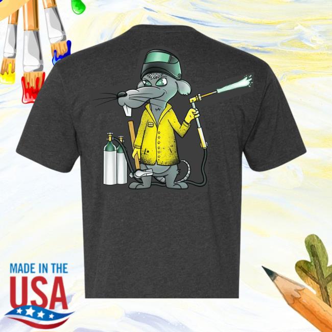 Official Fab Rats Merch Fab Rats Welder Rat Logo Tee Shirt Official Fab Rats Merch Fab Rats Welder Rat Logo Tee Shirt