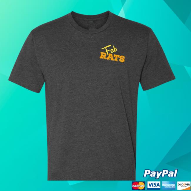 Official Fab Rats Merch Fab Rats Welder Rat Logo Tee Shirt Official Fab Rats Merch Fab Rats Welder Rat Logo Tee Shirt