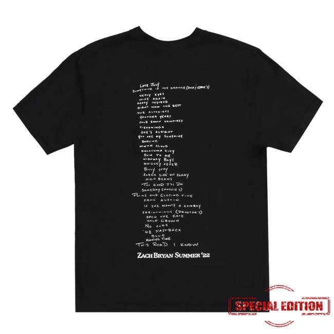 Zach Bryan Shop American Heartbreak Black T-Shirt Zach Bryan Shop American Heartbreak Black T-Shirt