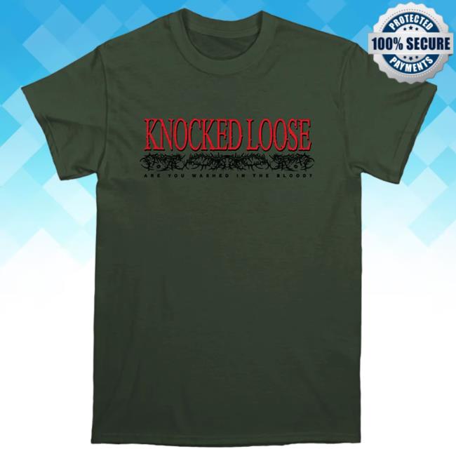 Knocked Loose Are You Washed Tshirt Knocked Loose Are You Washed Tshirt
