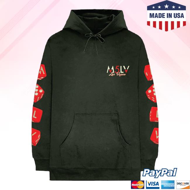 Official Maroon5 M5lv Las Vegas Dice Hoodie
