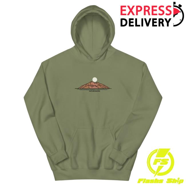 Official Nature Backs Clothing Naturebacks Ascend Crew neck Sweatshirt Military Green