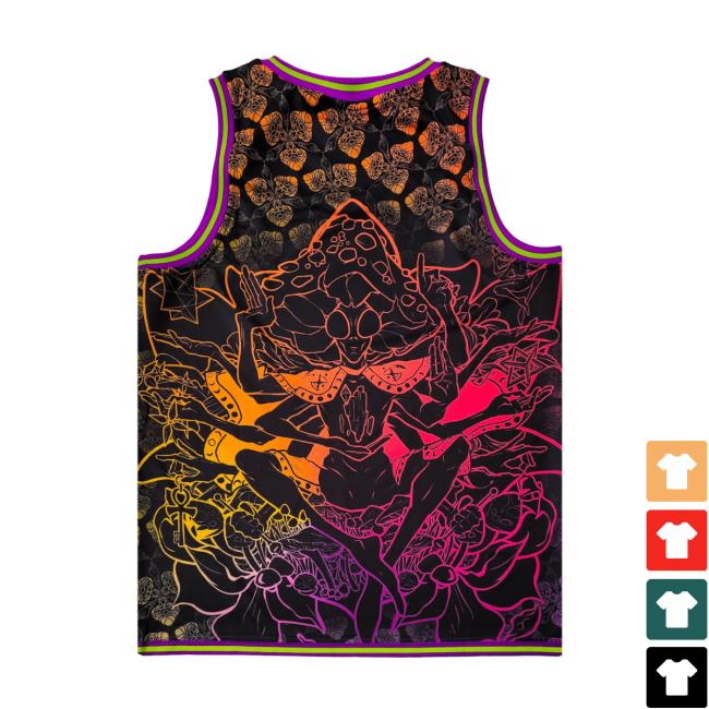 Lsdreammusic Store Merch LSDREAM - Rainbow Basketball Jersey - Mushkaba Tee Shirt Official Lsdreammusic Store Merch LSDREAM - Rainbow Basketball Jersey - Mushkaba New Shirt