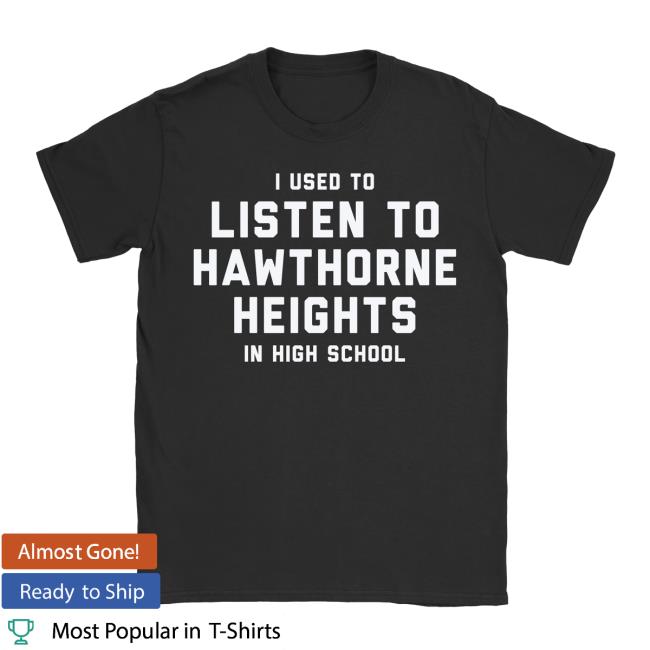 Official Hawthorne Heights Merch High School Shirt
