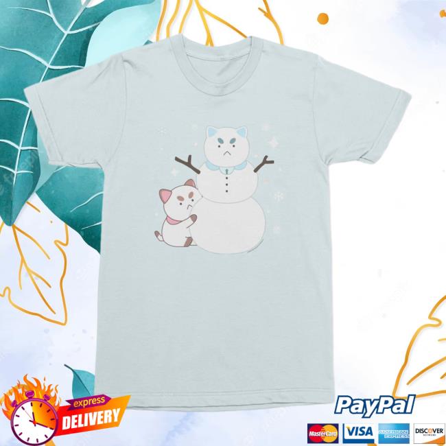 Bee And Puppycat Snowman Sweatshirt