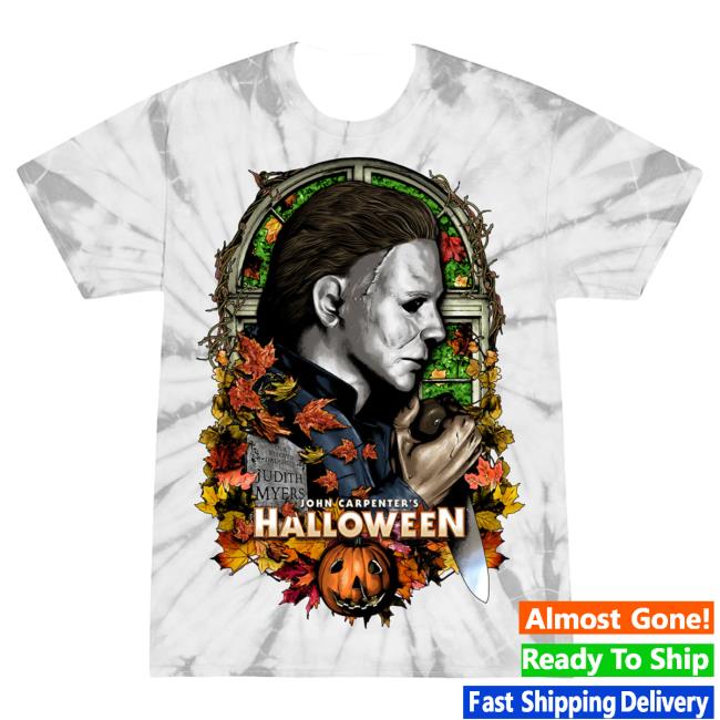 Official Cavity Colors Halloween: 45 Years Of Terror - Tee (Myers Mask Tie Dye)