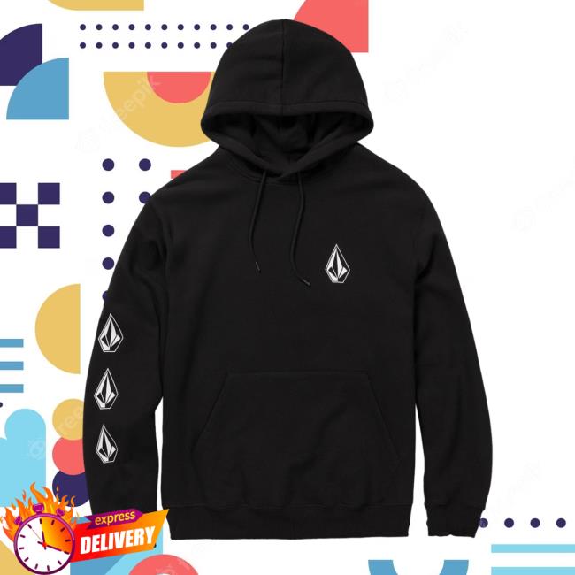Volcom Stone Clothing Shop Store Iconic Stone Sweatshirt Black