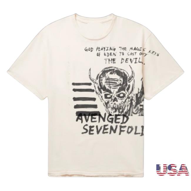 A7x World Merch God Playing With Magic Tee Shirt
