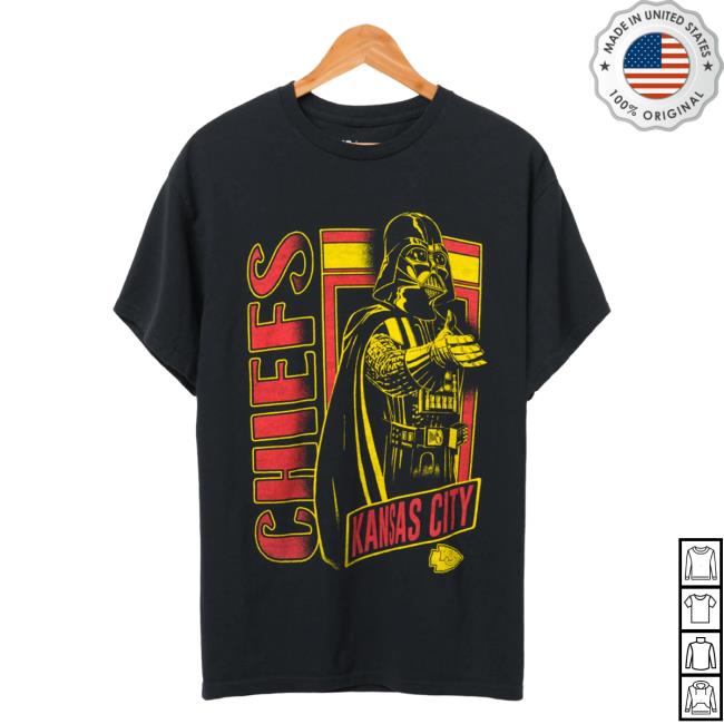 Official Junk Food Apparel Clothing Store Shop Junkfoodclothing Kansas City Chiefs and the legendary Darth Vader New Shirt