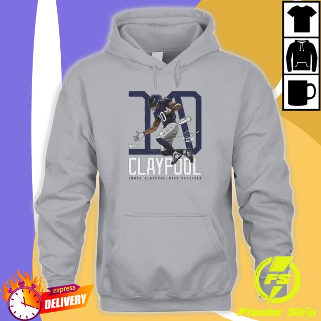 10 Chase Claypool Chicago signature Tee Shirt Official 10 Chase Claypool Chicago signature Shirt 2022