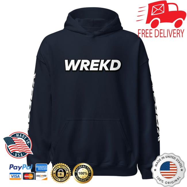 Official Wrekd X Vroom Unisex Crewneck Navy