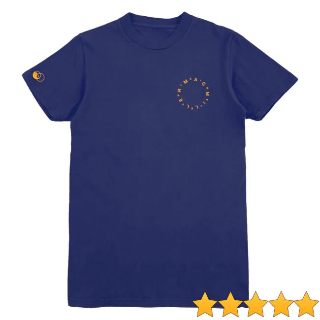 Official Mac Miller Apparel Clothing Store Merch Shop MacMiller Circles Navy New Shirt