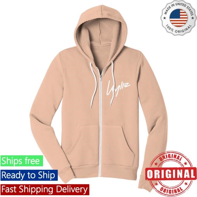 Official Kylie Minogue Merch Store Shop Kylie Minogue SBIT Logo Crew neck Sweatshirt (Peach) Kylieminogue