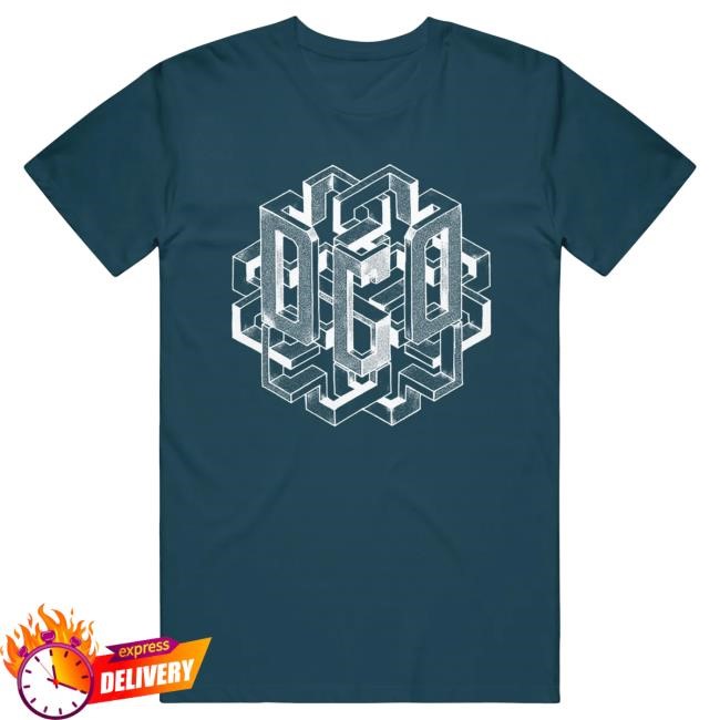 Official Dance Gavin Dance Merch Geometric Deep Teal Shirt DanceGavinDance