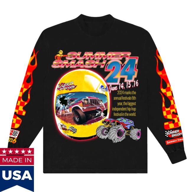 The Summer Smash Shop Racer Line up Long Sleeve Shirts