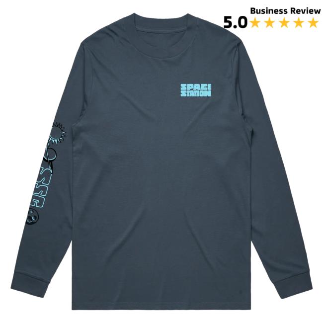 Official Ssg Merch Store Spacestation Gaming Spring '23 Blue Long Sleeve T-Shirt