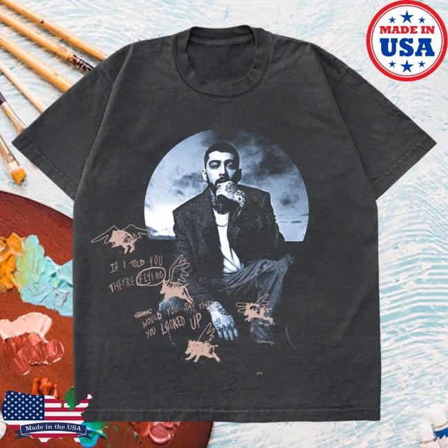 Official Zayn Malik Look Up Hot Shirt