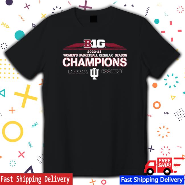 2023 Indiana Women’S Basketball B1g Regular Season Champions Shirt 2023 Indiana Women’S Basketball B1g Regular Season Champions shirt