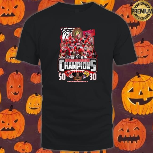 Georgia Bulldogs Southeastern Conference Champions 2022 T-Shirt