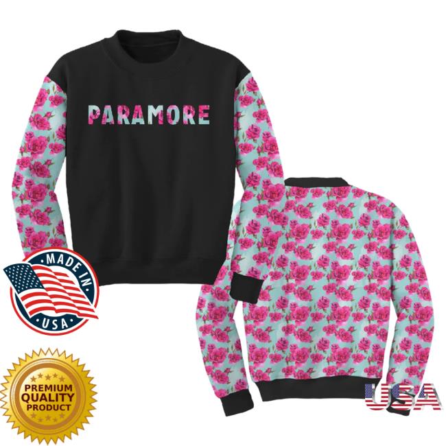Official Warner Music Merch Store Paramore Flower Repeat Custom Juniors (Hood) Warner Music Apparel Clothing Shop WarnerMusic