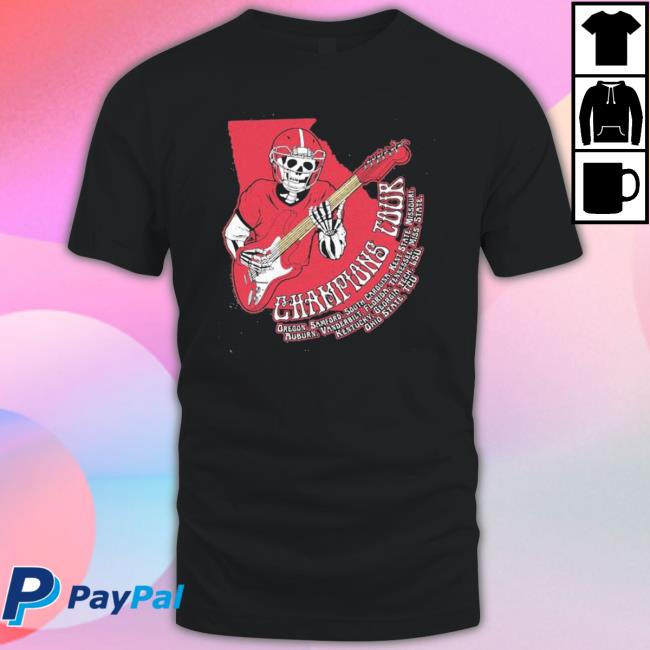 Georgia Bulldogs Champions Tour 2023 shirt