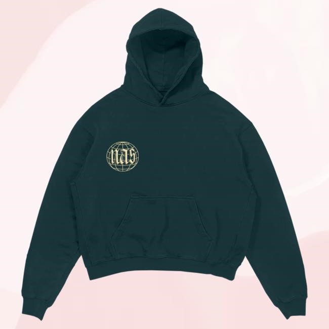 Official Nasir Jones Shop Nas Merch Greed & Contempt Popover Hoodie Nasirjones
