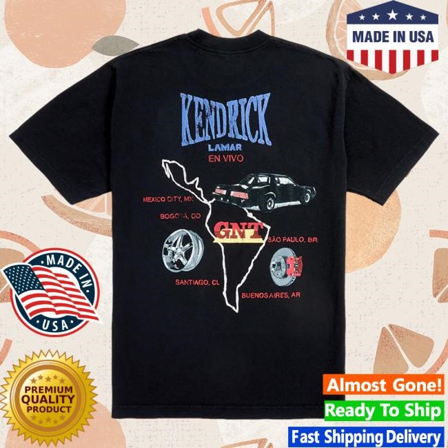 Official Kendrick Lamar Hey Now Pay Now LATAM T Shirt Grand National Tour