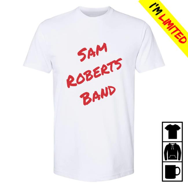 Official Sam Roberts Band Merch Sam Roberts Band Paint Sweatshirt