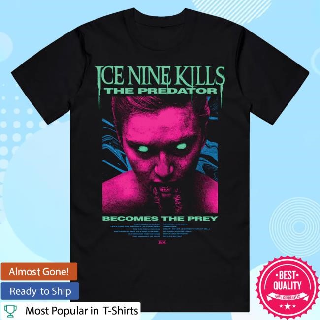 Official Ice Nine Kills Merch Store The Predator New Shirt Ink Merch IceNineKills