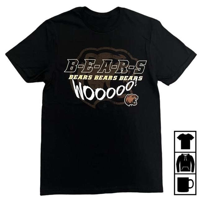 Official Hershey Bears Merch Store Hershey Bears 2024 Calder Cup Playoffs Bears Chant Crewneck Sweatshirt Hersheybears
