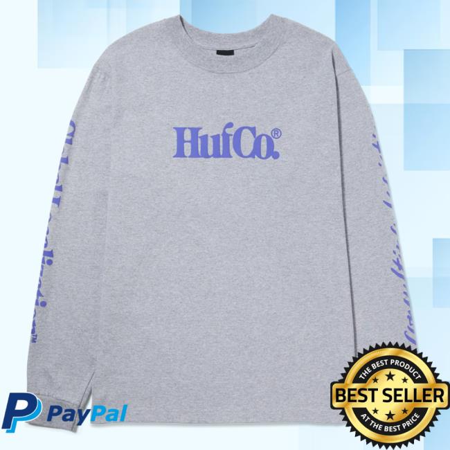Official Huf Worldwide Store Shop Huf Co Pullover Sweatshirt Heather Grey Hufworldwide