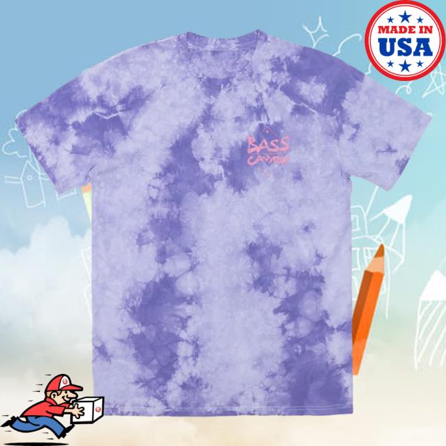 Official Excision Merch Bass Canyon Tie Dye Shirt Purple