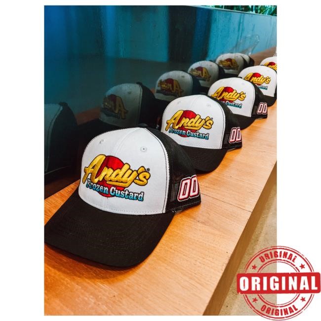 Official Andy's Frozen Custard Merch Cole Custer #00 -Richardson snapback racing Cap Official Andy's Frozen Custard Cole Custer #00 -Richardson snapback racing Cap
