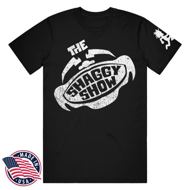 Official Icp Merch Clothing Store Insane Clown Posse Shaggy 2 Dope The Shaggy Show Vertical Logo Black Shirt 2023