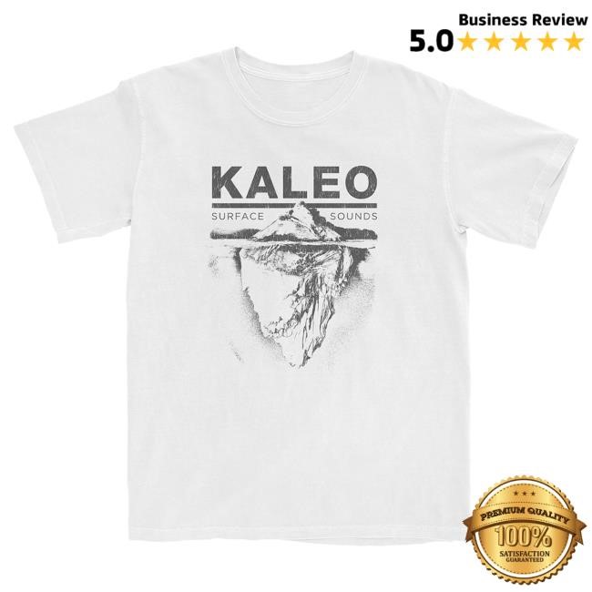 Official Kaleo Merch Shop | Surface Crest White Tank Top Tshirt | Kaleo Clothing Apparel Officialkaleo