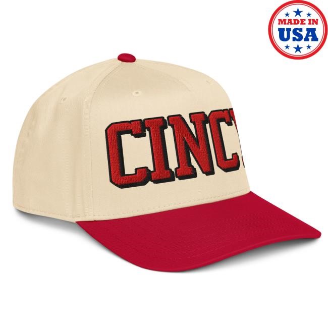 Cincy Gameday Pitch 5 Panel Cap Cincy Shirts Bold Graphic Authentic Cincy Gameday Pitch 5 Panel Cap Cincy Shirts Drop