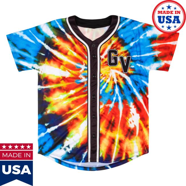 Slander Merch Store Gud Vibrations Tie Dye Jersey Shirt 2023