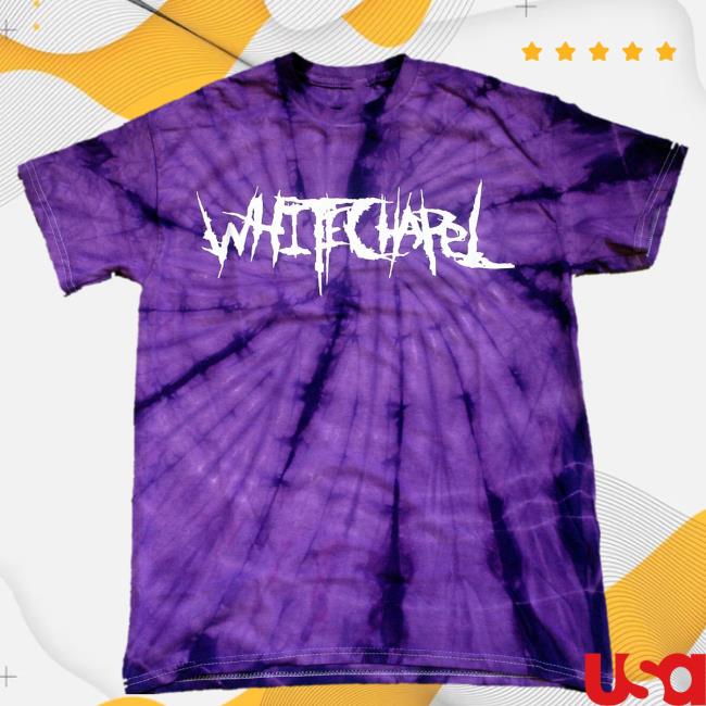 Logo Spider Purple Tie Dye New T Shirt White Chapel