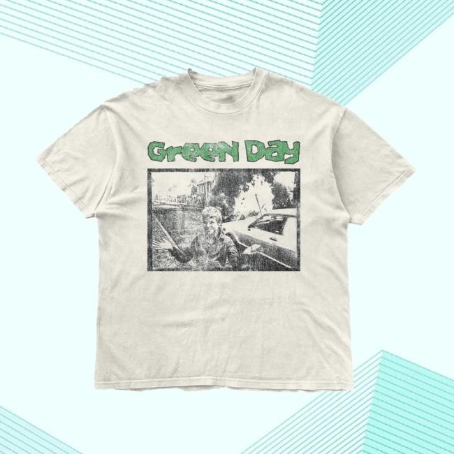 Green Day Merch Saviors Throwback Tour Tee Shirt – Green Day Band Store