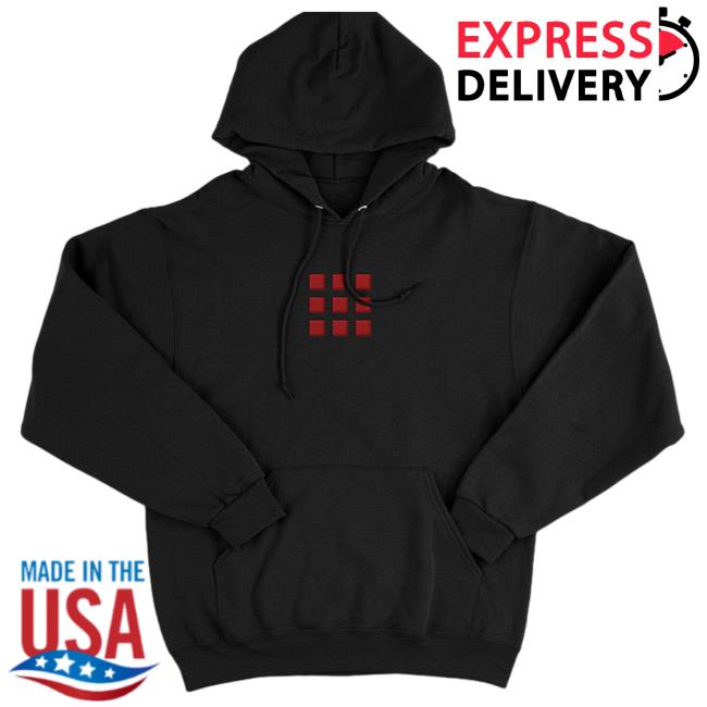 Official Konami Merch Shop Silent Hill Red Square Long Sleeve Hoodie