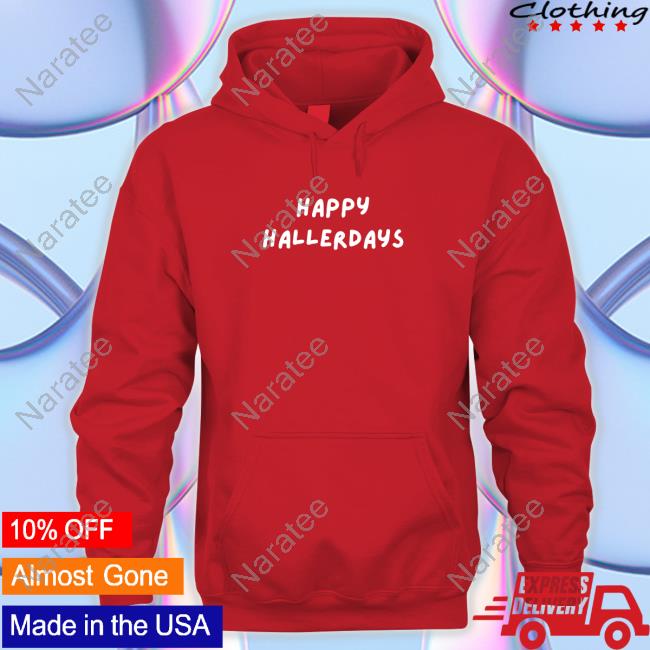 Official Kenny Haller Merch Happy Hallerdays T Shirt