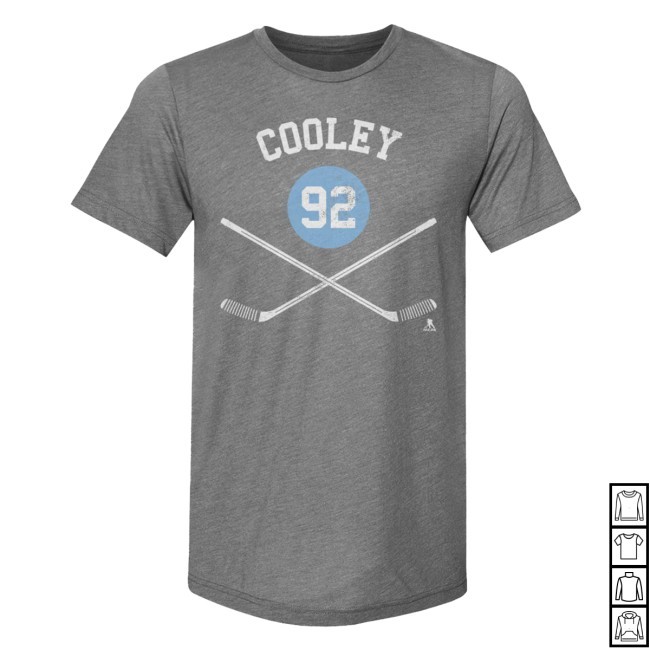 500 LEVEL Logan Cooley Utah Sticks WHT New T-Shirt