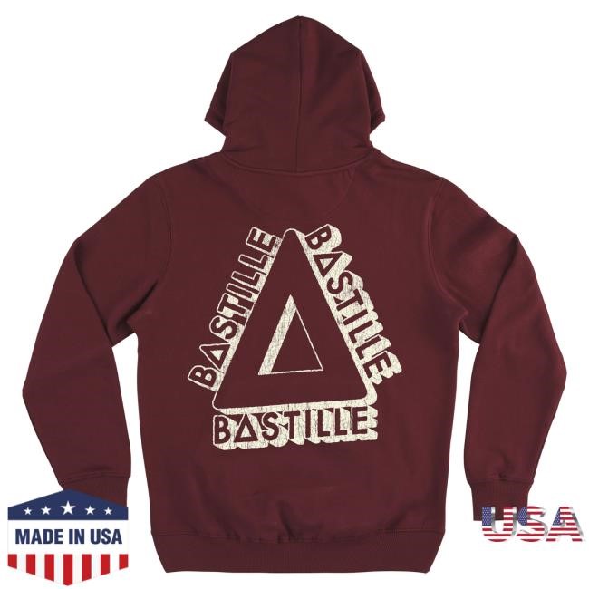 Bastille Band Bastille 3D Triangle Hoodie Bastille Official Merch Store