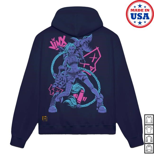 Dolly Noire Jinx Long Sleeve Hoodie Dolly Noire Merch Apparel